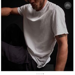 James Perse Men’s Recycled Brushed Cotton T-Shirt Size 3 ( Large )